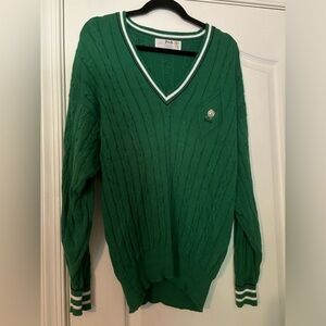 Pringle Sports Cotton V-Neck Sweater